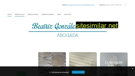 beatrizgonzalezabogada.es alternative sites