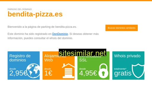 bendita-pizza.es alternative sites