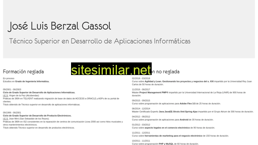 berzal.es alternative sites