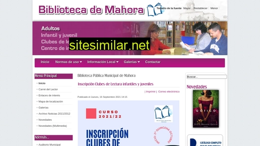 bibliotecademahora.es alternative sites
