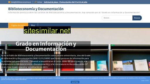 biblioteconomia.es alternative sites