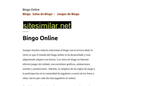 bingo-on-line.es alternative sites