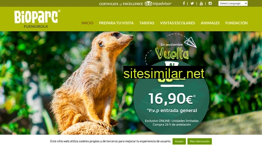 bioparcfuengirola.es alternative sites