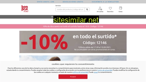 bonprix.es alternative sites