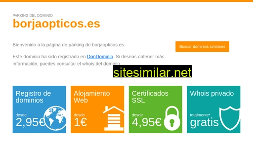 borjaopticos.es alternative sites
