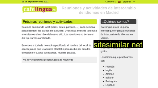 cafelingua.es alternative sites