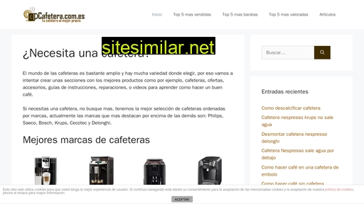 cafetera.com.es alternative sites