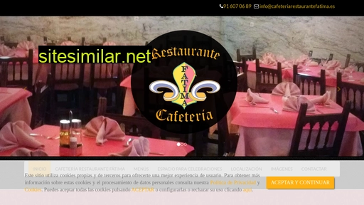 cafeteriarestaurantefatima.es alternative sites
