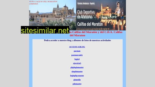 califasdelmaraton.es alternative sites