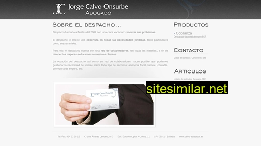 calvo-abogados.es alternative sites