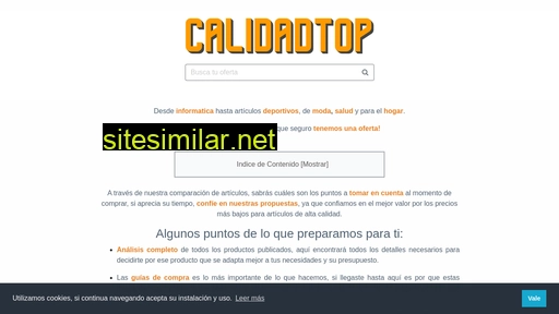 Calidadtop similar sites