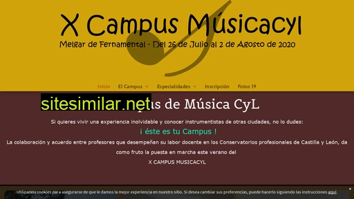 campusmusicacyl.es alternative sites