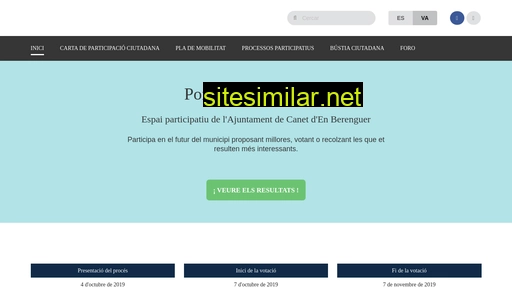 canetparticipa.es alternative sites
