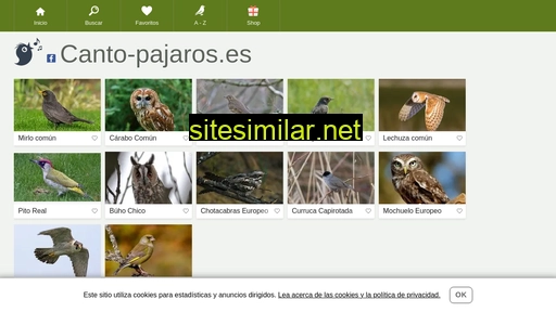 canto-pajaros.es alternative sites