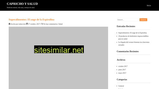 caprichoysalud.es alternative sites