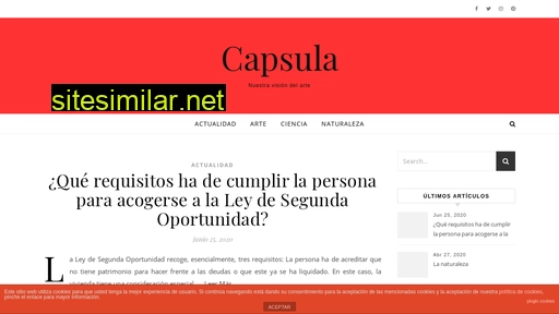 capsula.org.es alternative sites