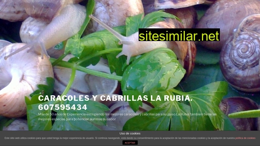 caracoleslarubia.es alternative sites