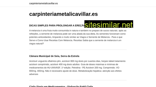 carpinteriametalicavillar.es alternative sites
