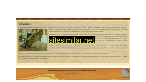 carpinteriaromerollamas.es alternative sites