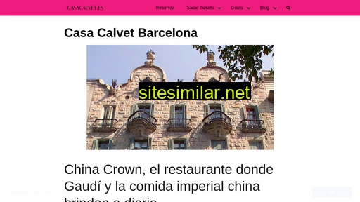 casacalvet.es alternative sites