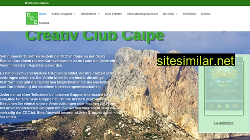Ccc-calpe similar sites