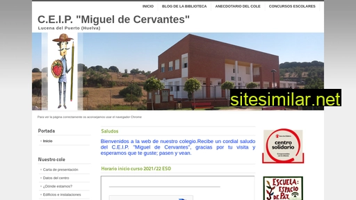 ceipmigueldecervantes.es alternative sites