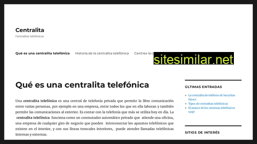 centralita.com.es alternative sites