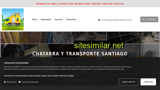 chatarraytransportesantiago.es alternative sites