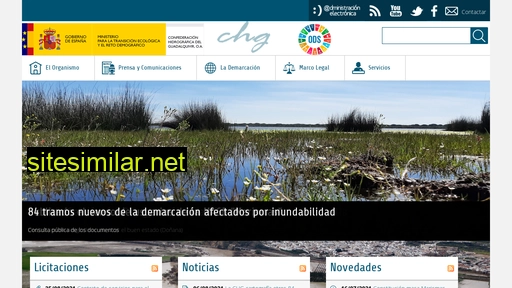 chguadalquivir.es alternative sites
