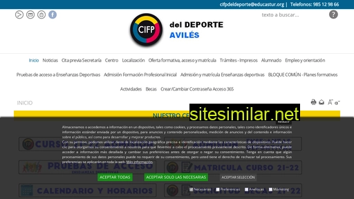 cifpdeldeporte.es alternative sites