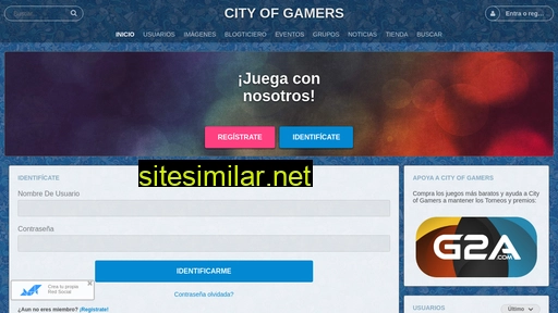 Cityofgamers similar sites