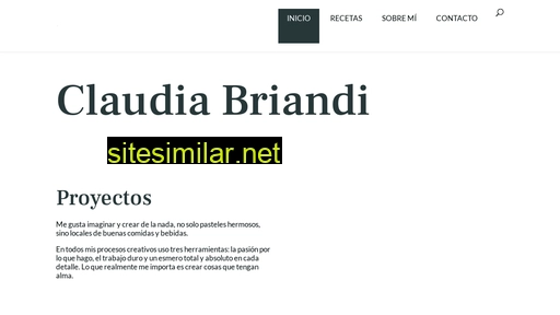 claudiabriandi.es alternative sites