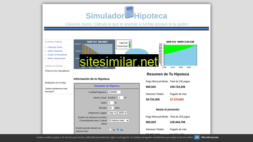 clausulasuelosimulador.es alternative sites