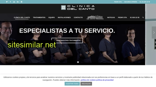 clinicadelcanto.es alternative sites