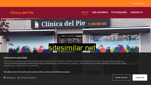 clinicadelpiealcobendas.es alternative sites