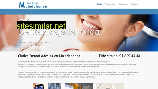 clinicadental-majadahonda.es alternative sites