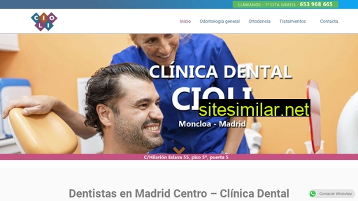 clinicadentalcioli.es alternative sites