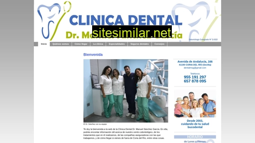 clinicadentaldrmanuelsanchezgarcia.es alternative sites