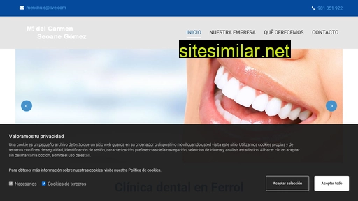 clinicadentalmariadelcarmenseoane.es alternative sites