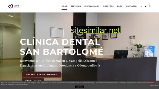 clinicadentalsanbartolome.es alternative sites