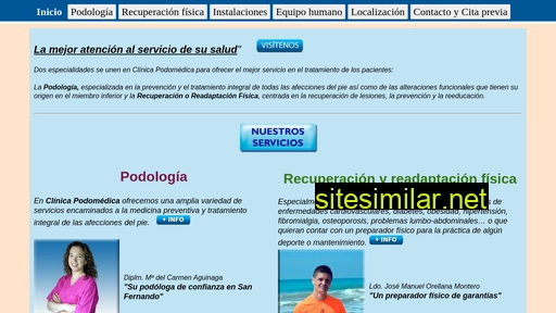 clinicapodomedica.es alternative sites