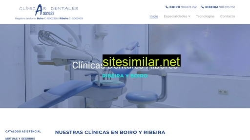 clinicasdentalesalbores.es alternative sites