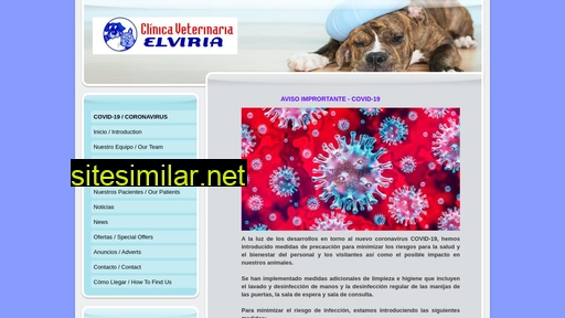 clinicaveterinariaelviria.es alternative sites