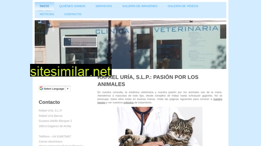 clinicaveterinariarafaeluria.es alternative sites