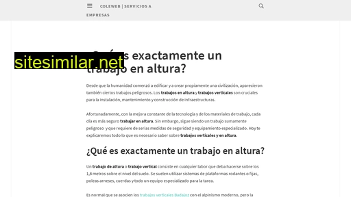 coleweb.es alternative sites