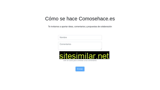 comosehace.es alternative sites
