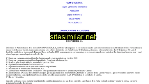 competiber.es alternative sites