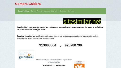 compracaldera.es alternative sites