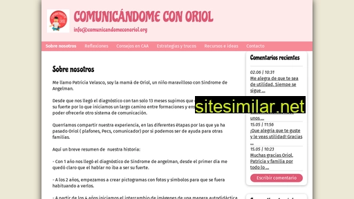 comunicandomeconoriol.es alternative sites