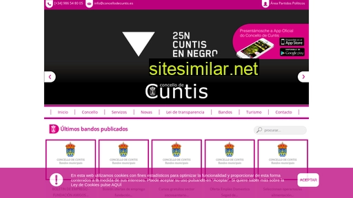 concellodecuntis.es alternative sites
